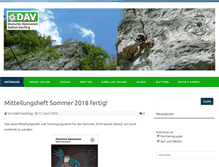Tablet Screenshot of dav-garching.de